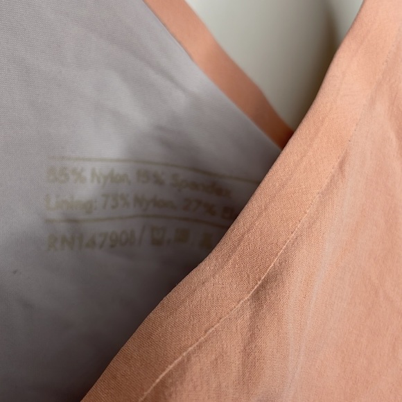 Outdoor Voices Exercise Dress Pink Peach Apricot Mauve Size Small - Picture 5 of 15